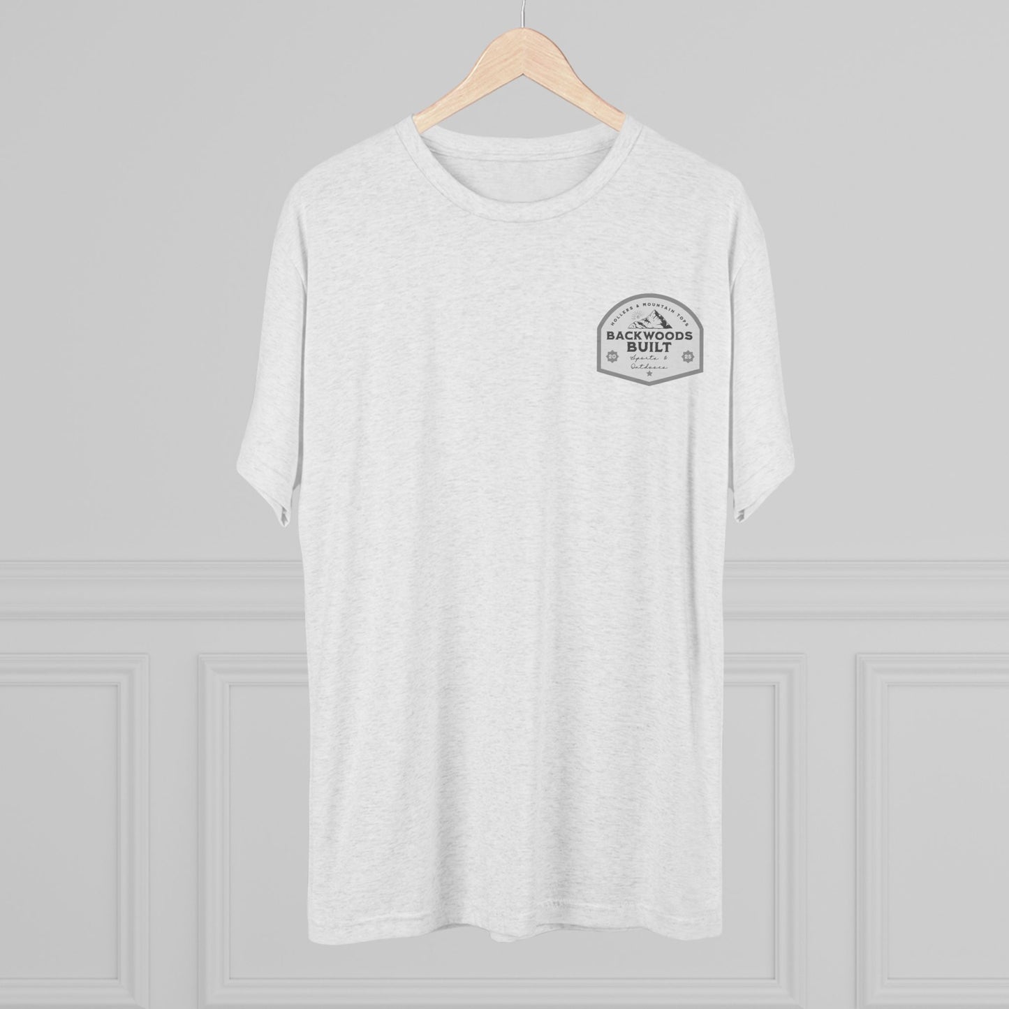 Adventure-Ready Unisex Tri-Blend Crew Tee - 'Backdoors Built' Outdoors Design