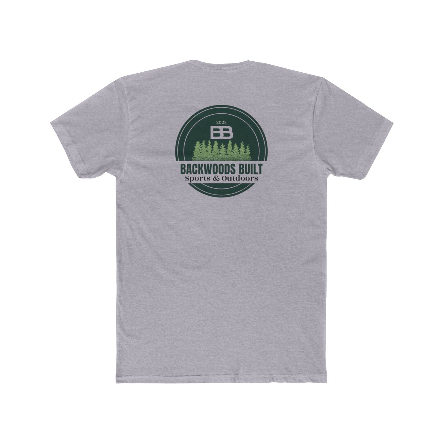 Backwoods Built Unisex Cotton Crew Tee - Outdoor Adventure T-Shirt