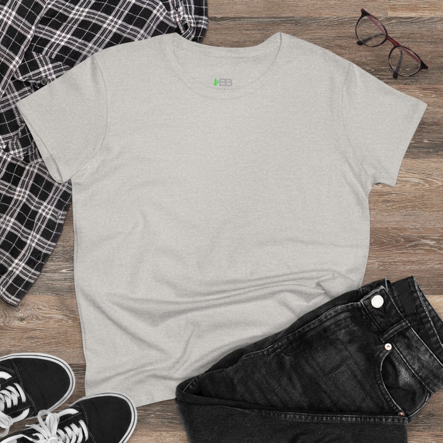 Women’s Midweight Cotton Tee - Comfortable & Versatile Casual Wear
