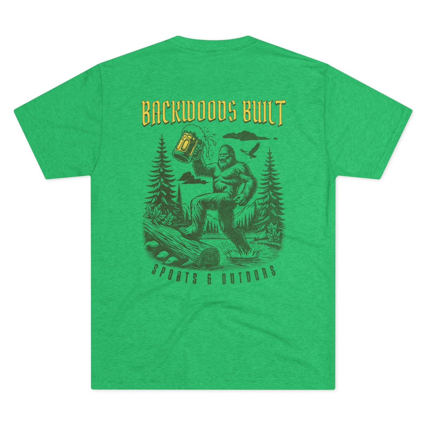 Adventure-Ready Unisex Tri-Blend Crew Tee - 'Backdoors Built' Outdoors Design