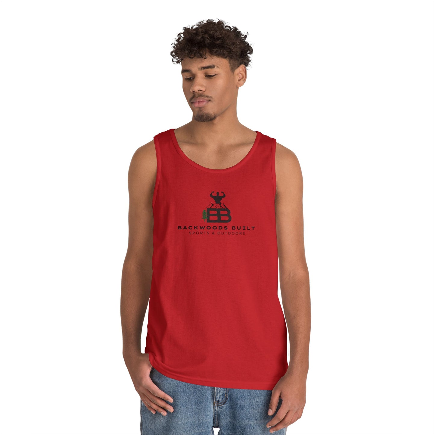 Backwoods Built Unisex Tank Top - Perfect for Outdoor Adventures