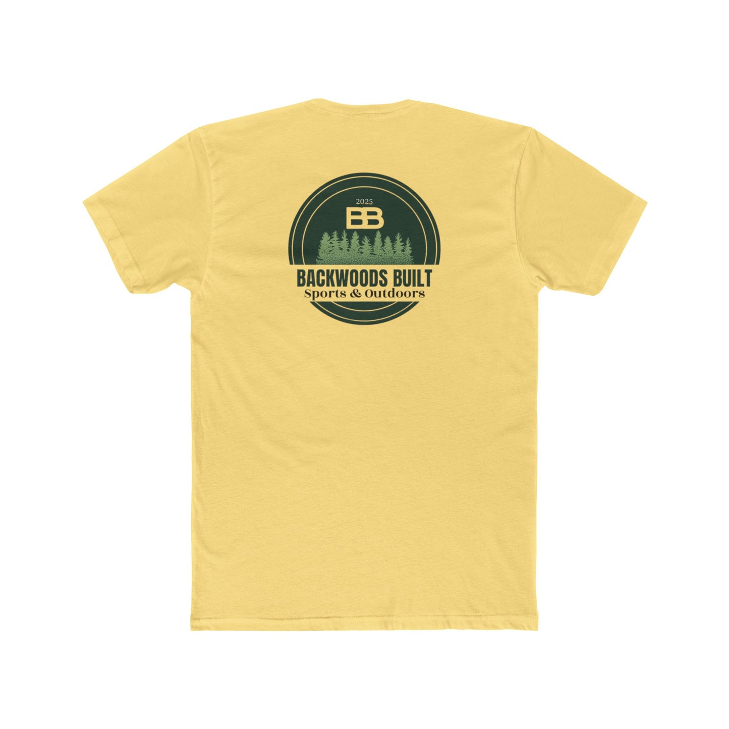Backwoods Built Unisex Cotton Crew Tee - Outdoor Adventure T-Shirt