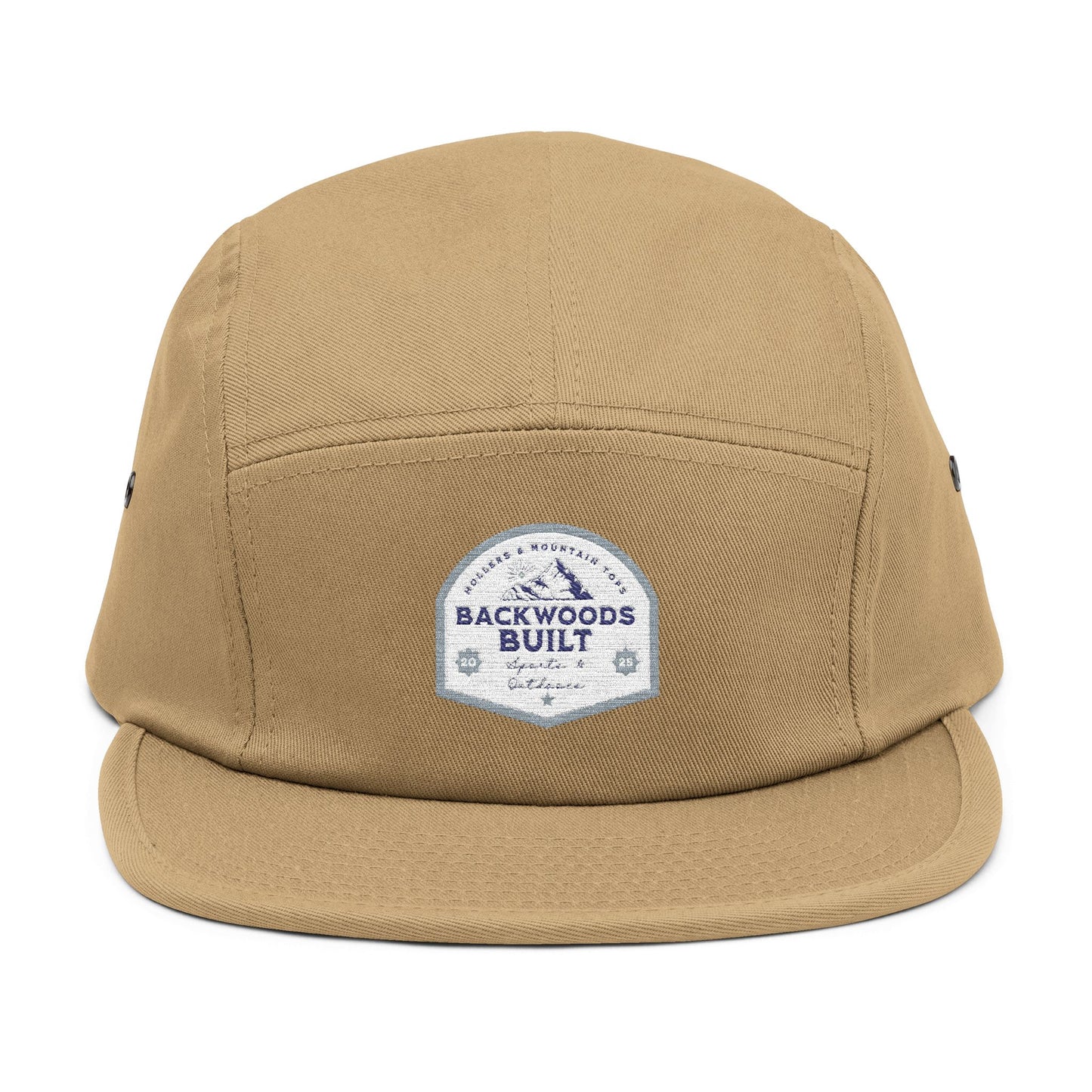 Backwoods Built 5 Panel Cap - Stylish Outdoor Hat for Adventurers