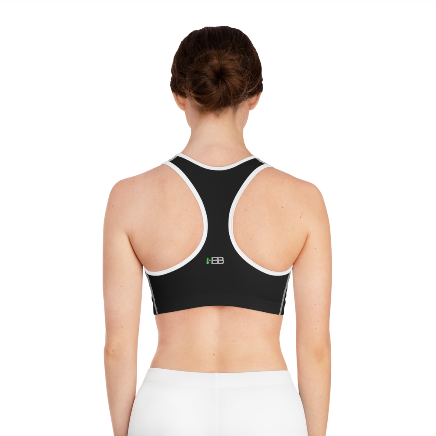 Eco-Friendly Fitness Sports Bra with Logo - Comfortable Activewear for Workouts