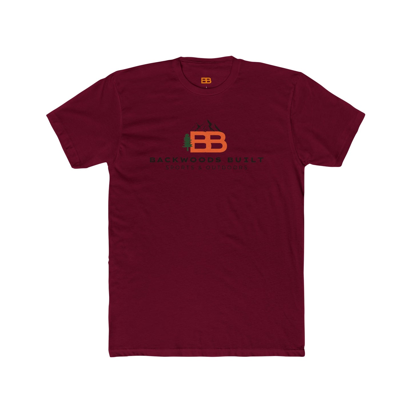 Backwoods Built Unisex Cotton Crew Tee - Comfortable Outdoor Apparel