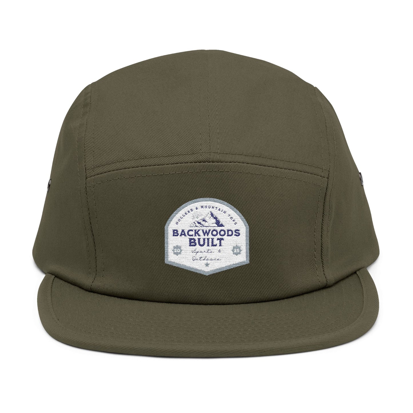 Backwoods Built 5 Panel Cap - Stylish Outdoor Hat for Adventurers