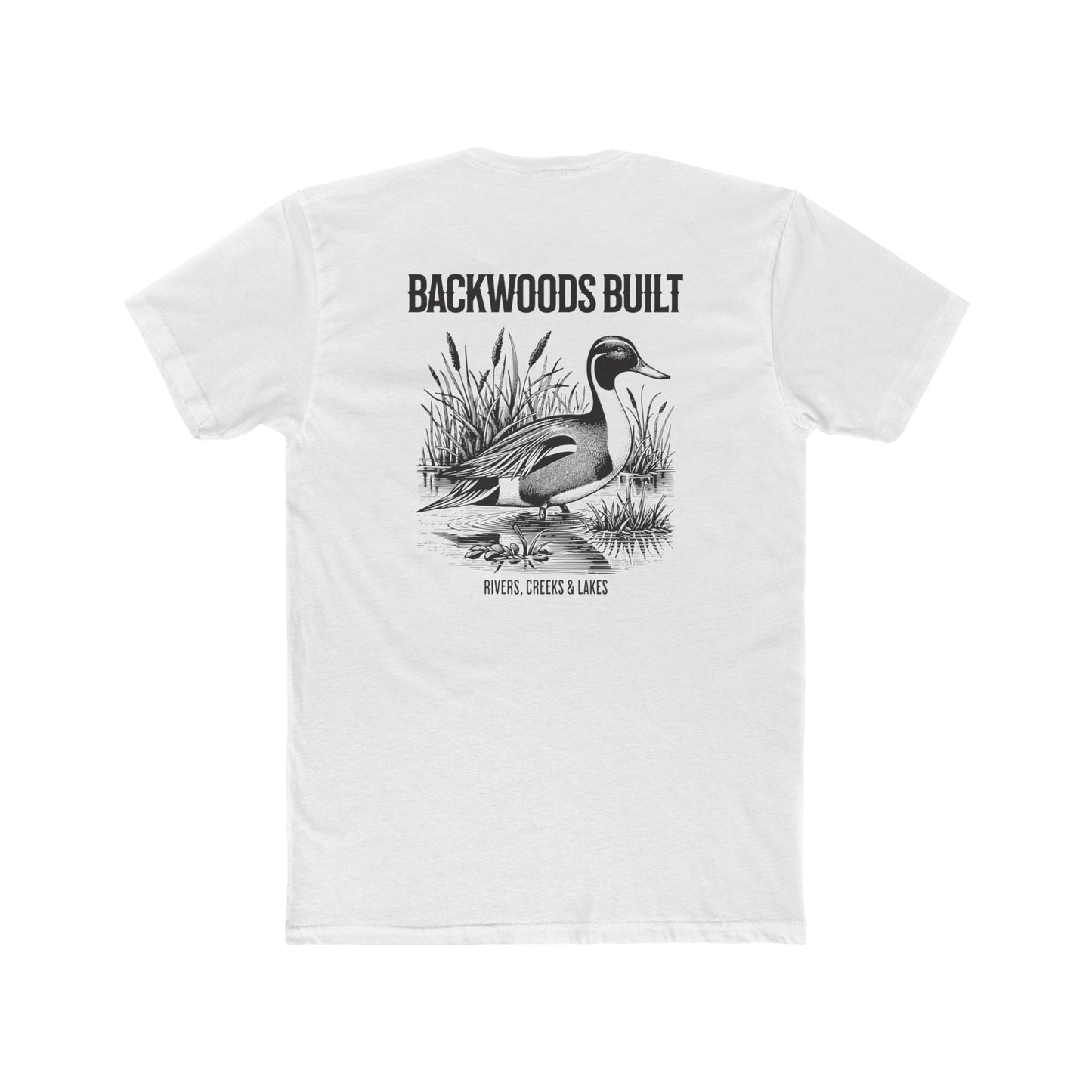 Backwoods Built Duck Tee — Outdoor Hunting & Waterfowl Graphic T-Shirt