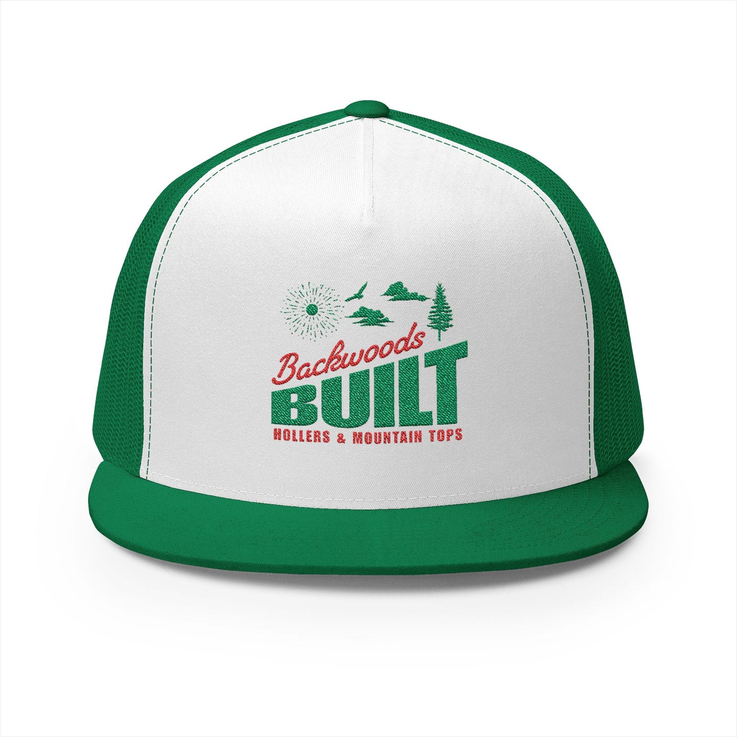 Trucker Hat — Backwoods Built Embroidered Outdoor Cap
