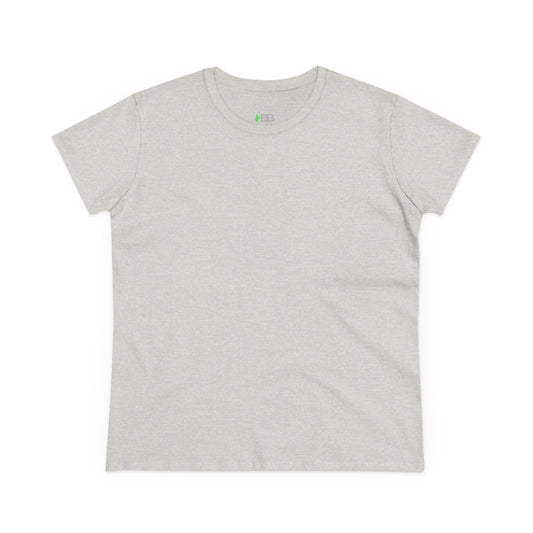 Women’s Midweight Cotton Tee - Comfortable & Versatile Casual Wear