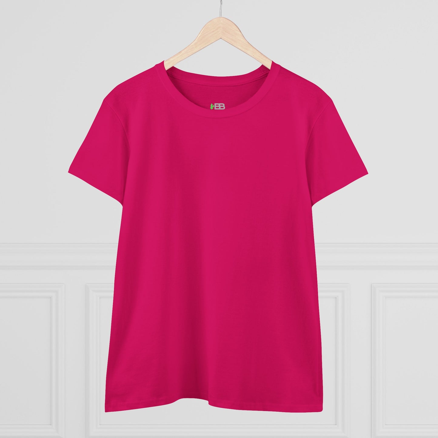 Women’s Midweight Cotton Tee - Comfortable & Versatile Casual Wear