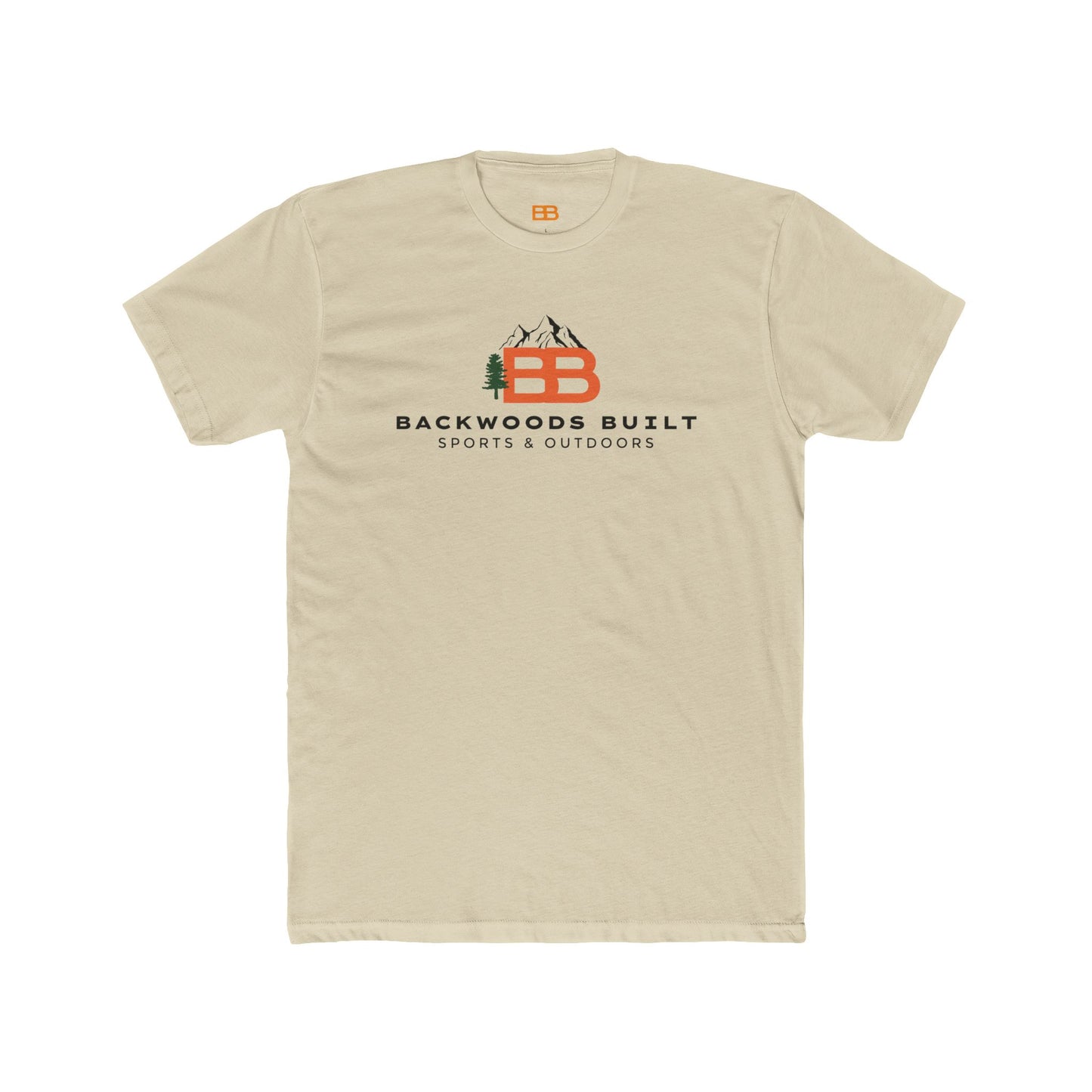 Backwoods Built Unisex Cotton Crew Tee - Comfortable Outdoor Apparel