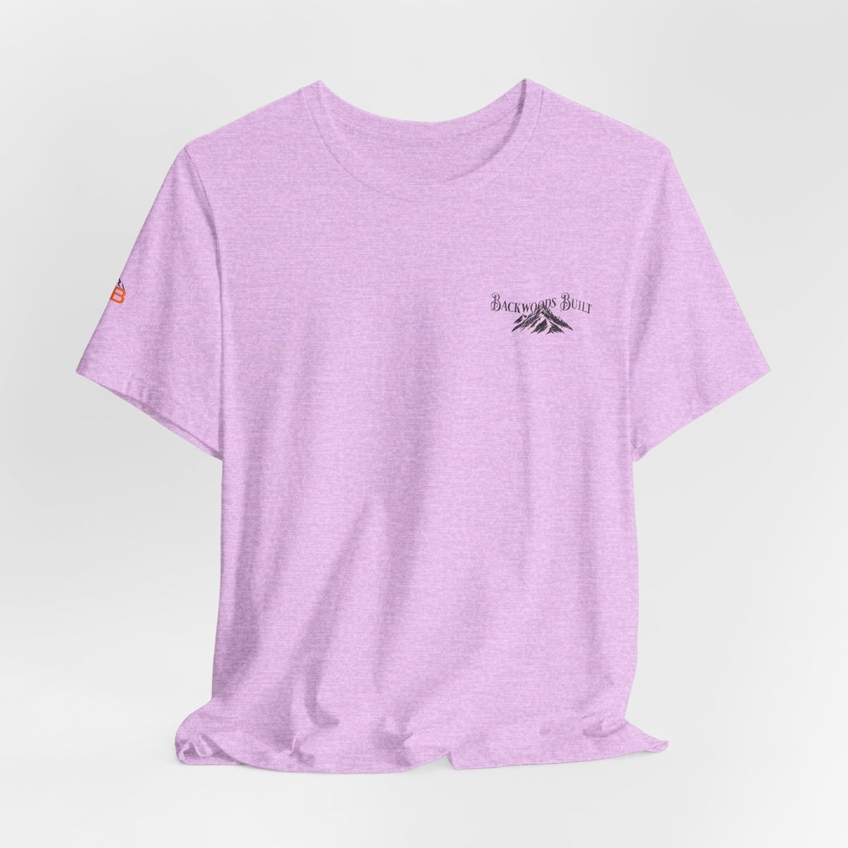 Backwoods Mountain Tee — Retro Sunrise Forest Adventure T-Shirt