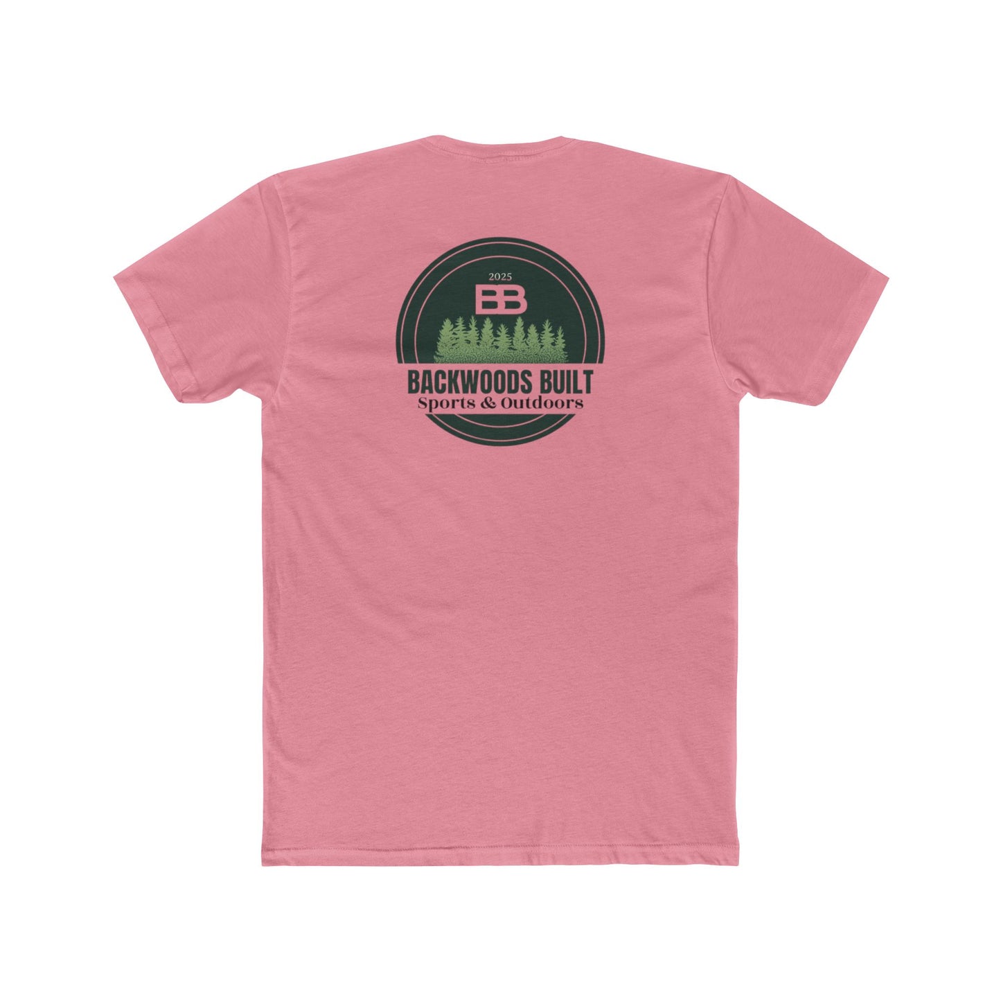 Backwoods Built Unisex Cotton Crew Tee - Outdoor Adventure T-Shirt