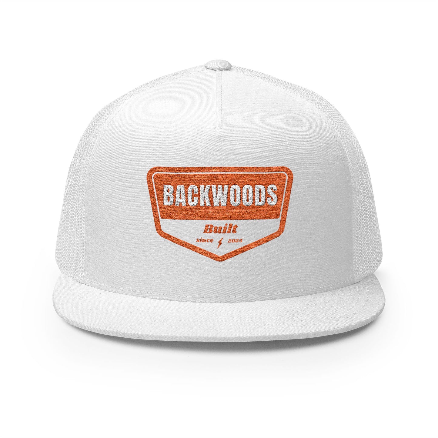 Backwoods Embroidered 5 Panel Trucker Cap - Outdoor Adventure Gear