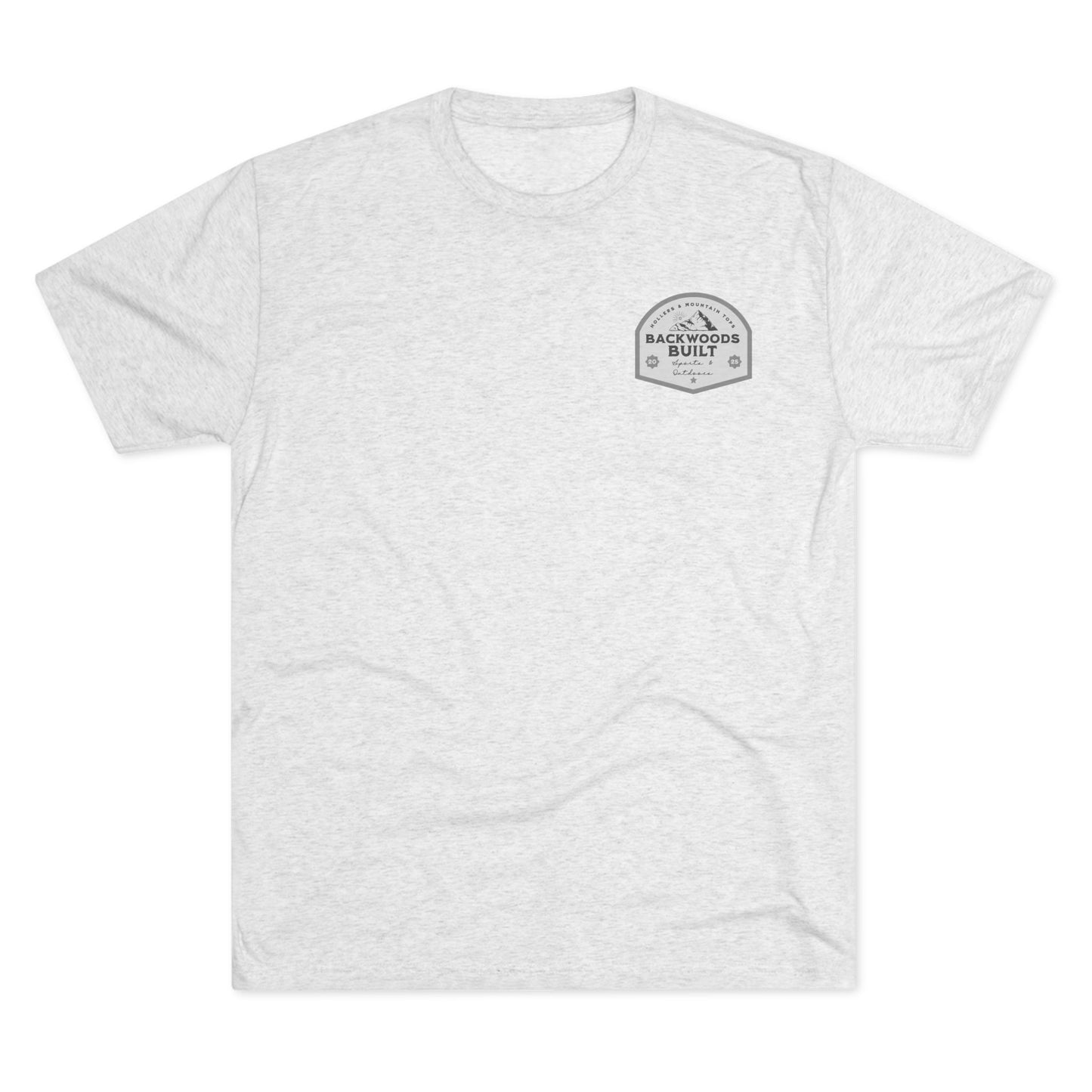 Adventure-Ready Unisex Tri-Blend Crew Tee - 'Backdoors Built' Outdoors Design