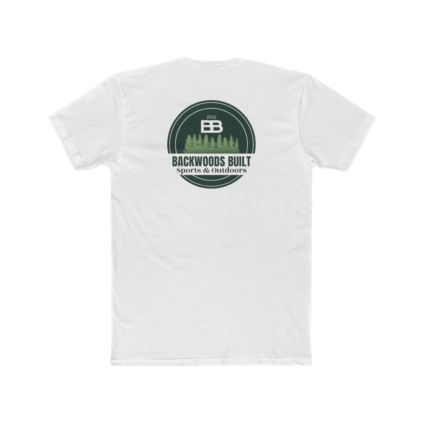 Backwoods Built Unisex Cotton Crew Tee - Outdoor Adventure T-Shirt