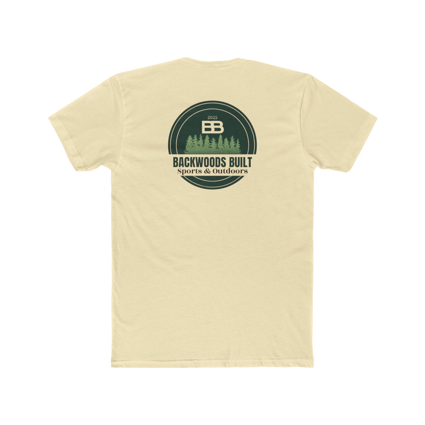 Backwoods Built Unisex Cotton Crew Tee - Outdoor Adventure T-Shirt