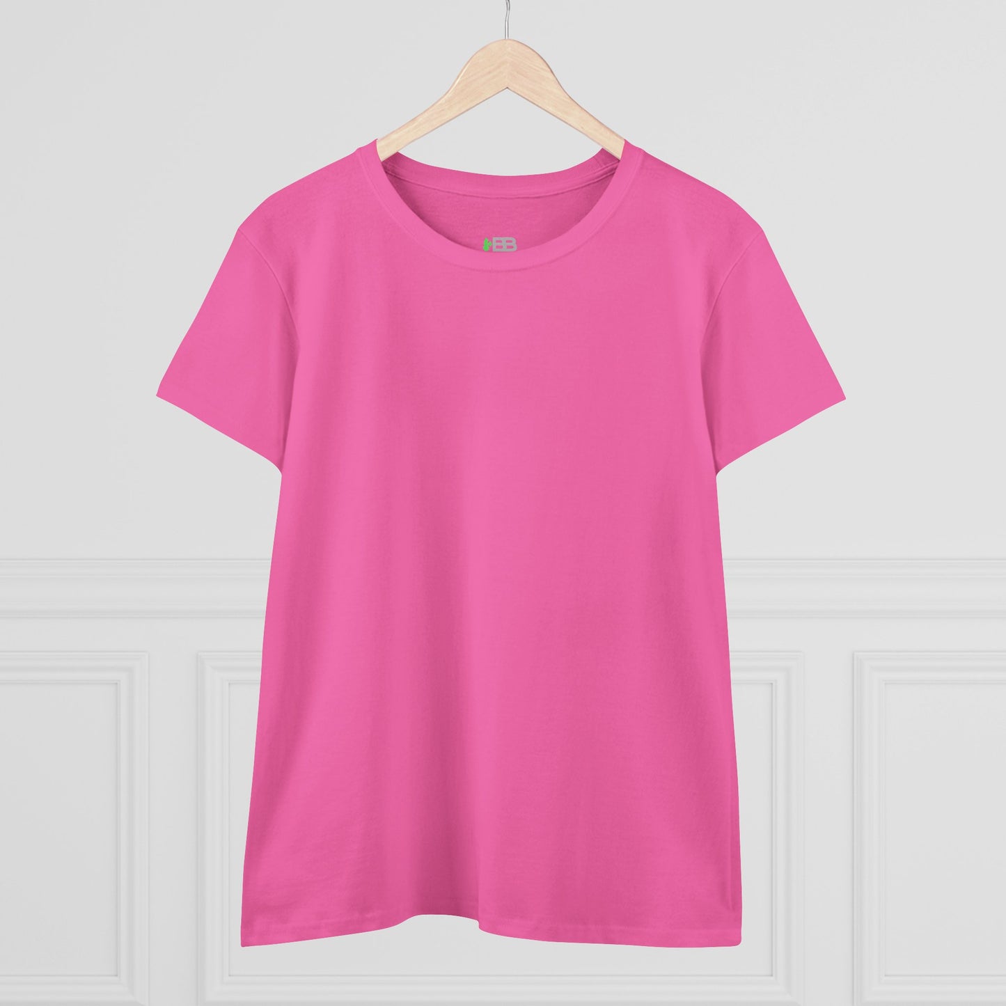 Women’s Midweight Cotton Tee - Comfortable & Versatile Casual Wear