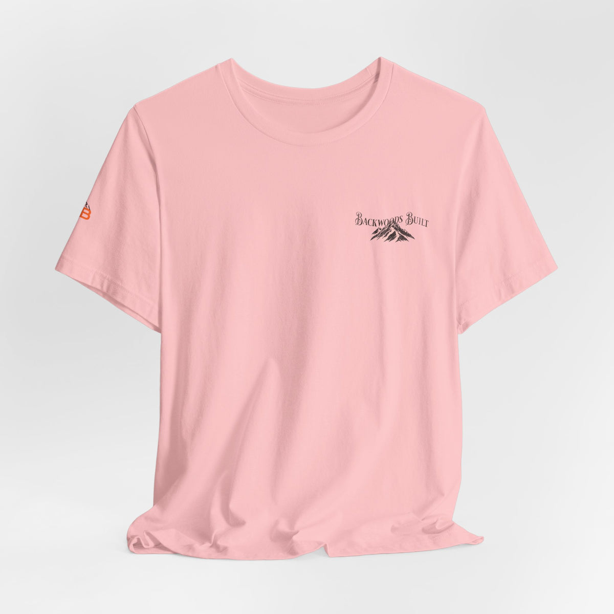Backwoods Mountain Tee — Retro Sunrise Forest Adventure T-Shirt