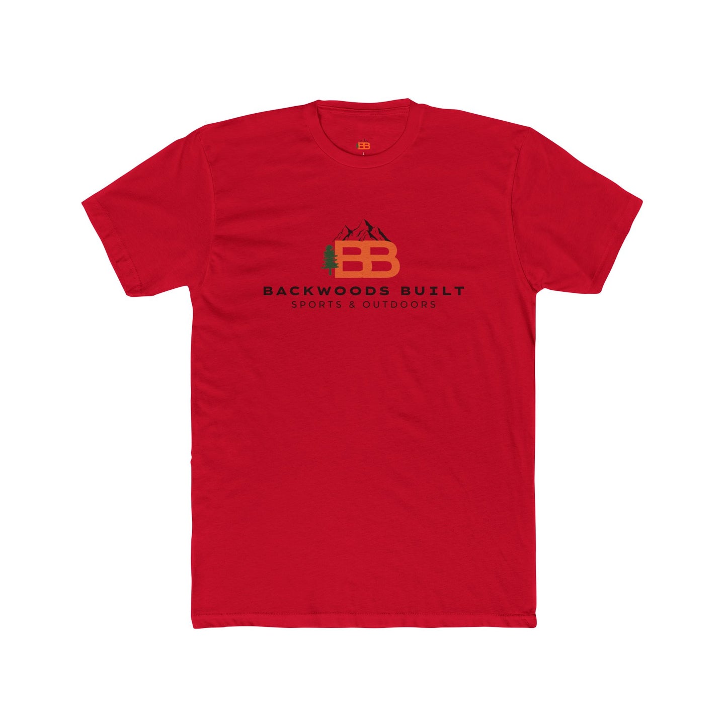 Backwoods Built Logo T-Shirt — Outdoor Sports & Outdoors Crew Tee