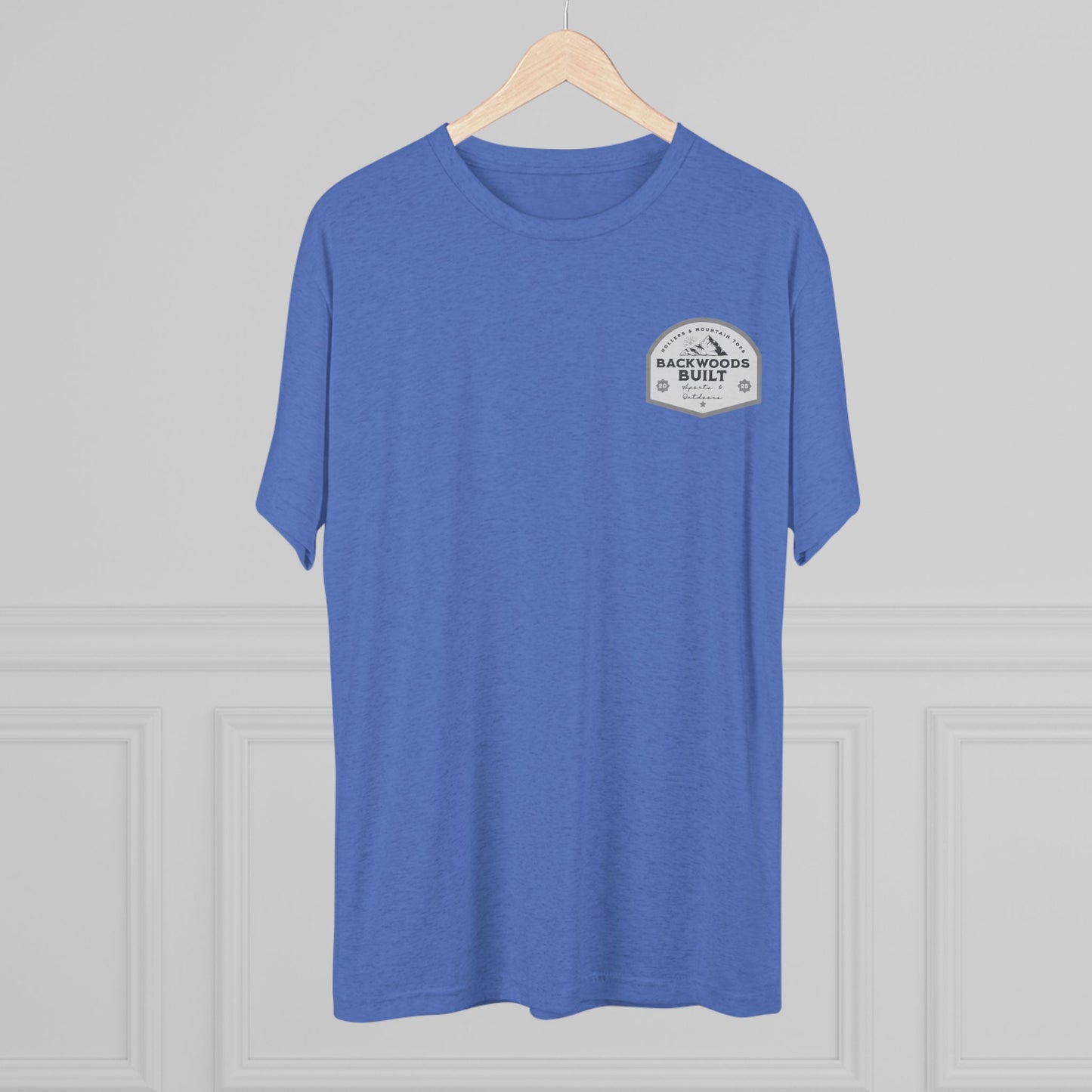 Adventure-Ready Unisex Tri-Blend Crew Tee - 'Backdoors Built' Outdoors Design