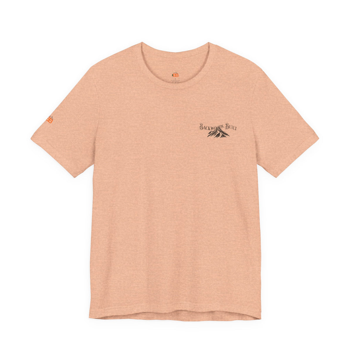 Backwoods Mountain Tee — Retro Sunrise Forest Adventure T-Shirt