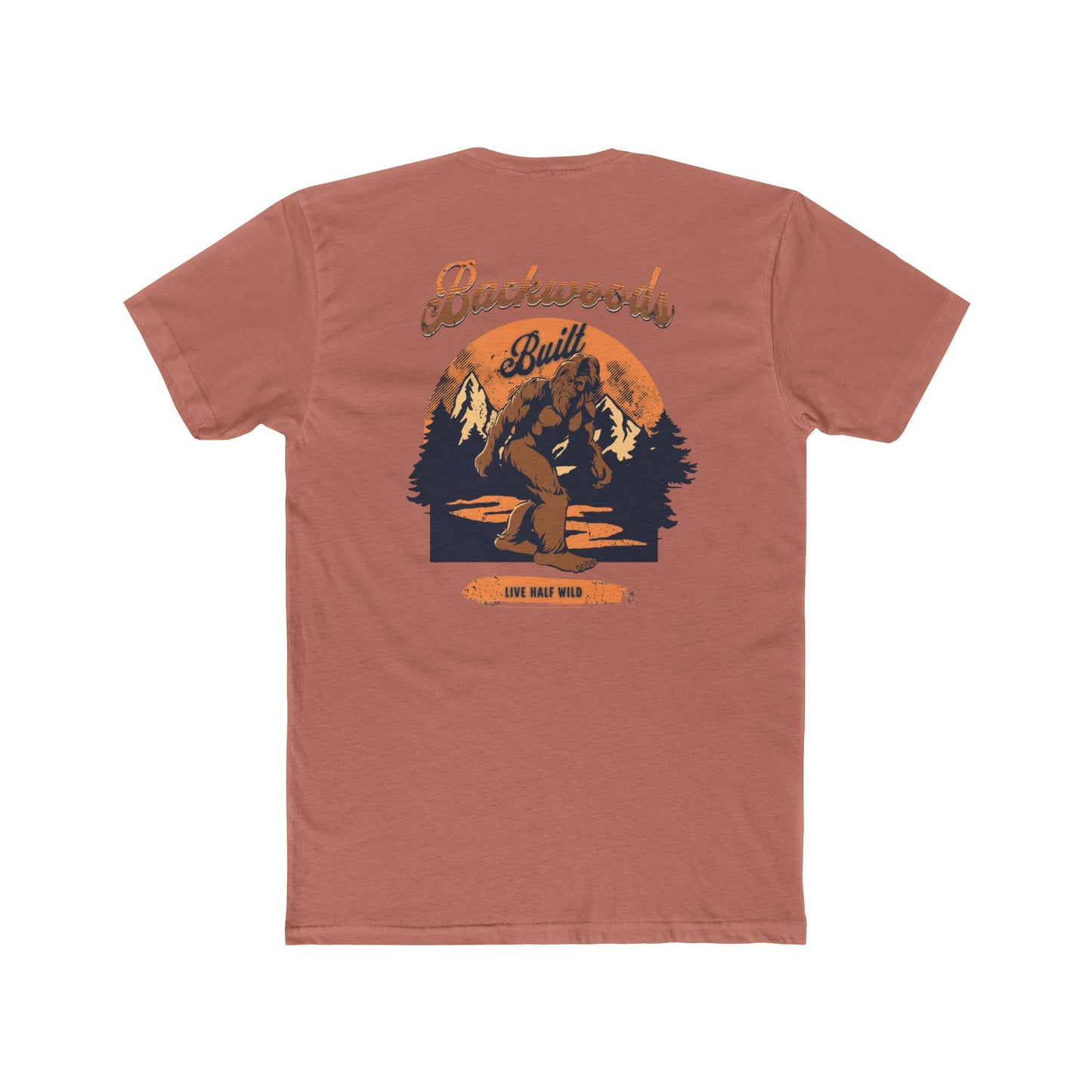Backwoods Built T-Shirt — Vintage Bigfoot Tee