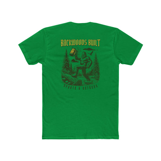 Backwoods Built Crew Tee — Rustic Outdoorsman T‑Shirt