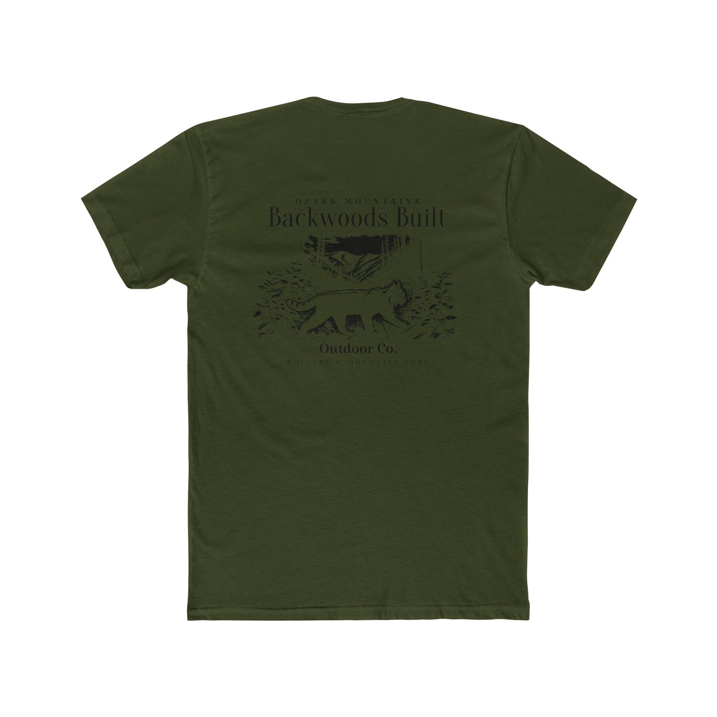 Backwoods Built Outdoor Co. Tee — Bobcat Graphic T-Shirt