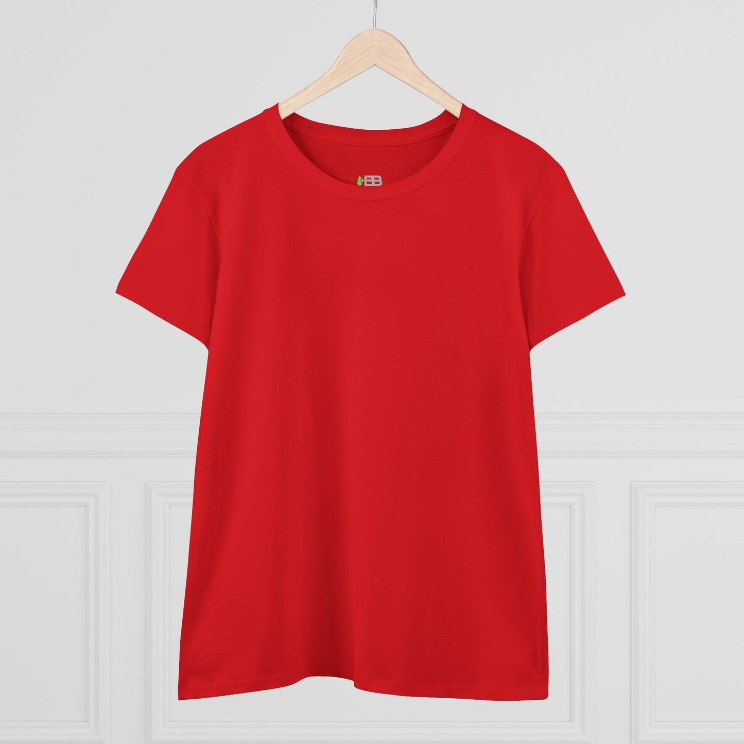 Women’s Midweight Cotton Tee - Comfortable & Versatile Casual Wear