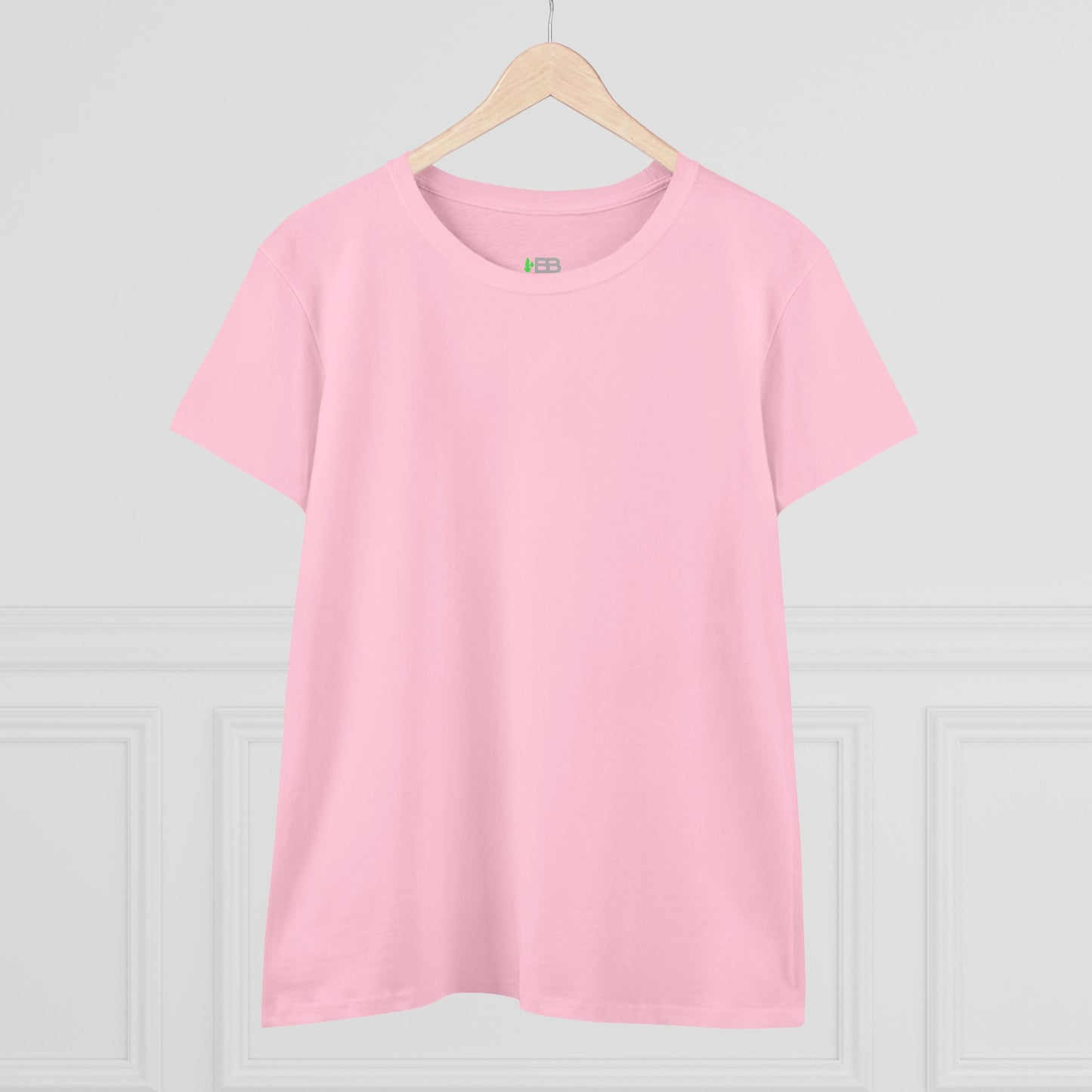 Women’s Midweight Cotton Tee - Comfortable & Versatile Casual Wear