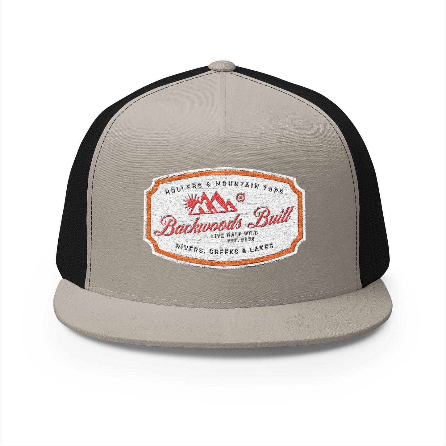 Embroidered Trucker Cap — Vintage Mesh Hat