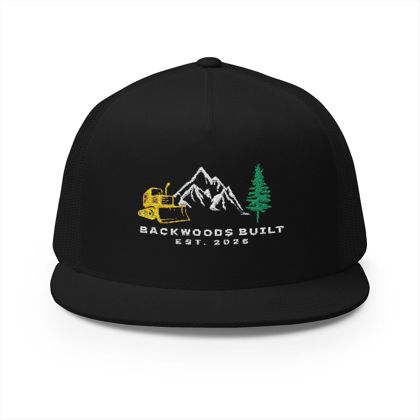 Embroidered Trucker Cap — Outdoors Mesh Hat