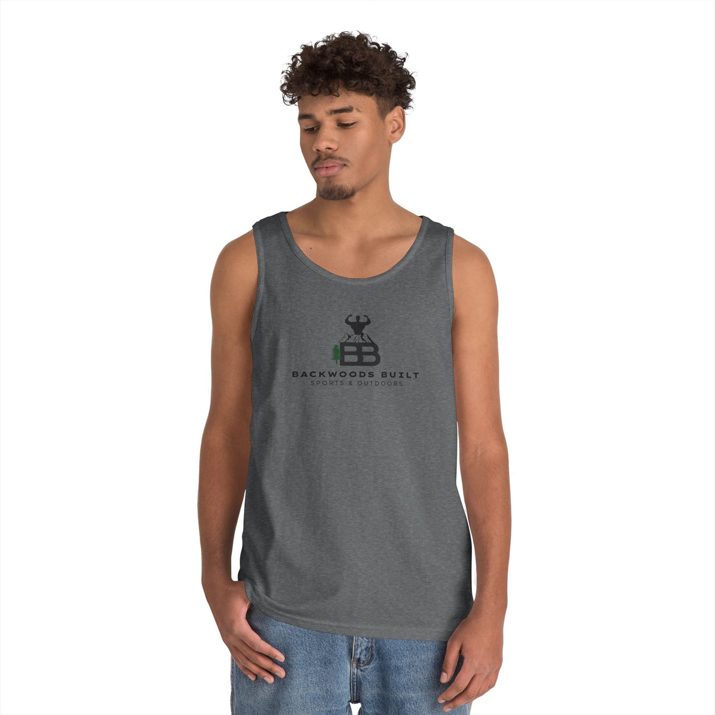 Backwoods Built Unisex Tank Top - Perfect for Outdoor Adventures