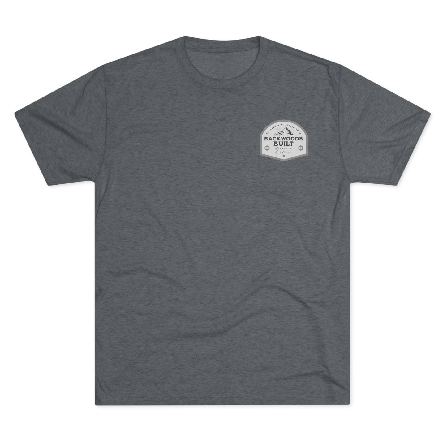 Adventure-Ready Unisex Tri-Blend Crew Tee - 'Backdoors Built' Outdoors Design