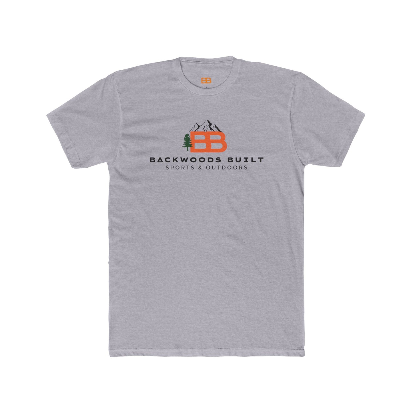 Backwoods Built Unisex Cotton Crew Tee - Comfortable Outdoor Apparel