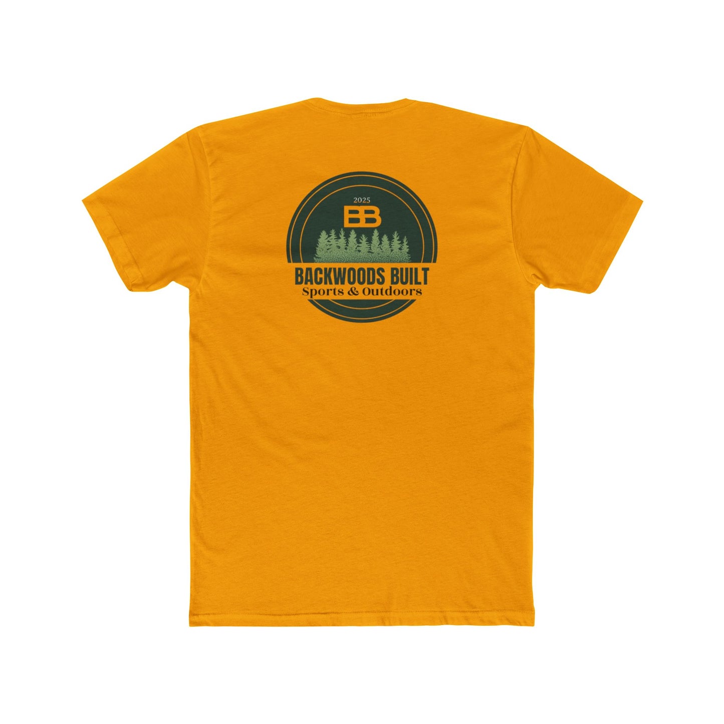 Backwoods Built Unisex Cotton Crew Tee - Outdoor Adventure T-Shirt