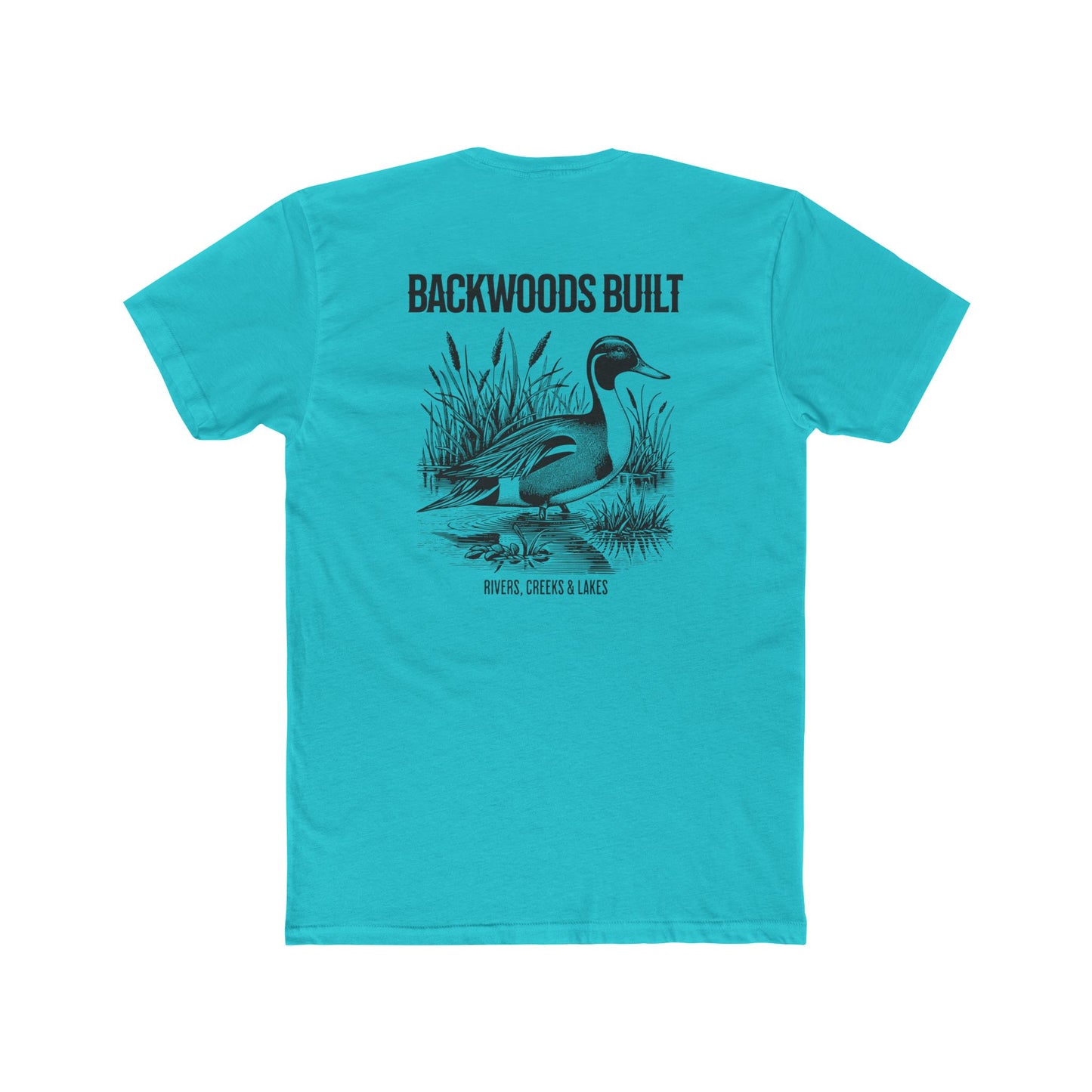 Backwoods Built Duck Tee — Outdoor Hunting & Waterfowl Graphic T-Shirt
