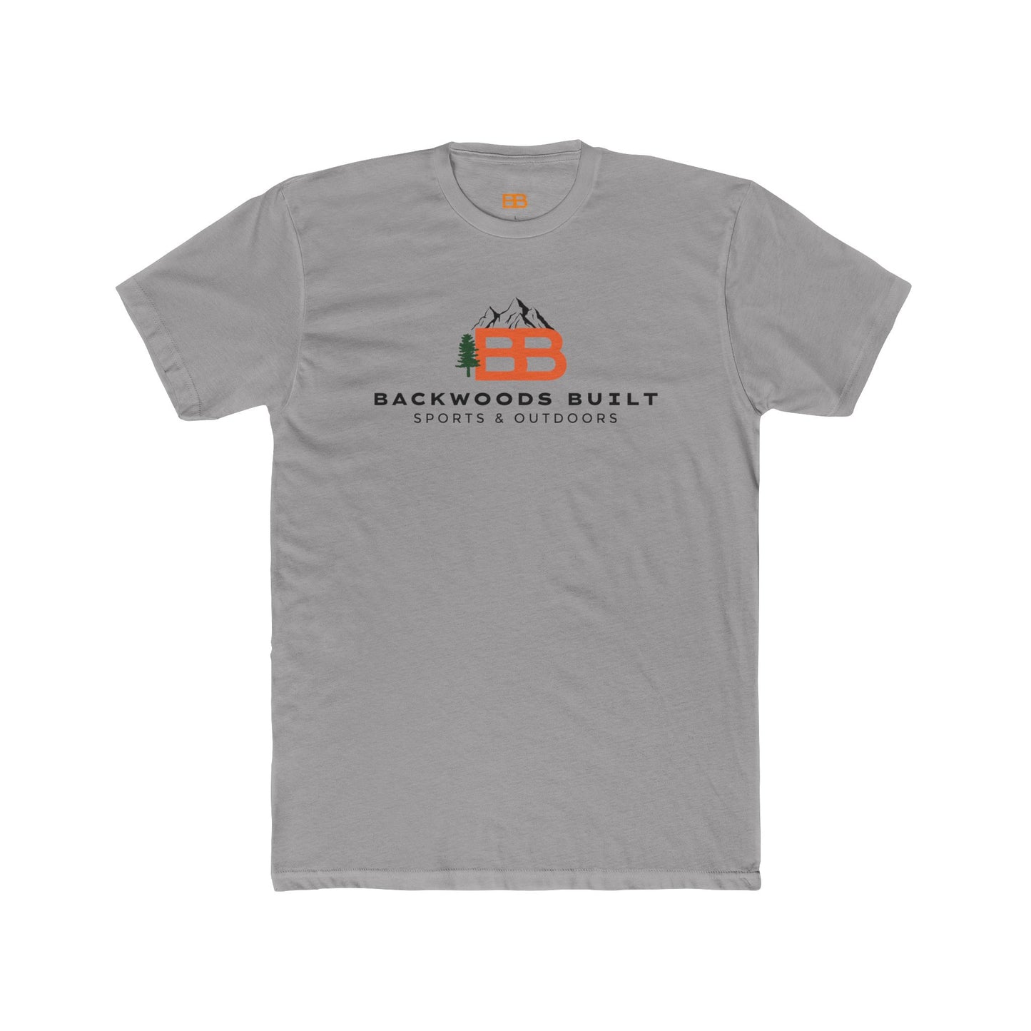 Backwoods Built Unisex Cotton Crew Tee - Comfortable Outdoor Apparel