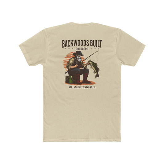Backwoods Built Outdoors T-Shirt — 'Backwoods Built' Fishing Graphic Tee
