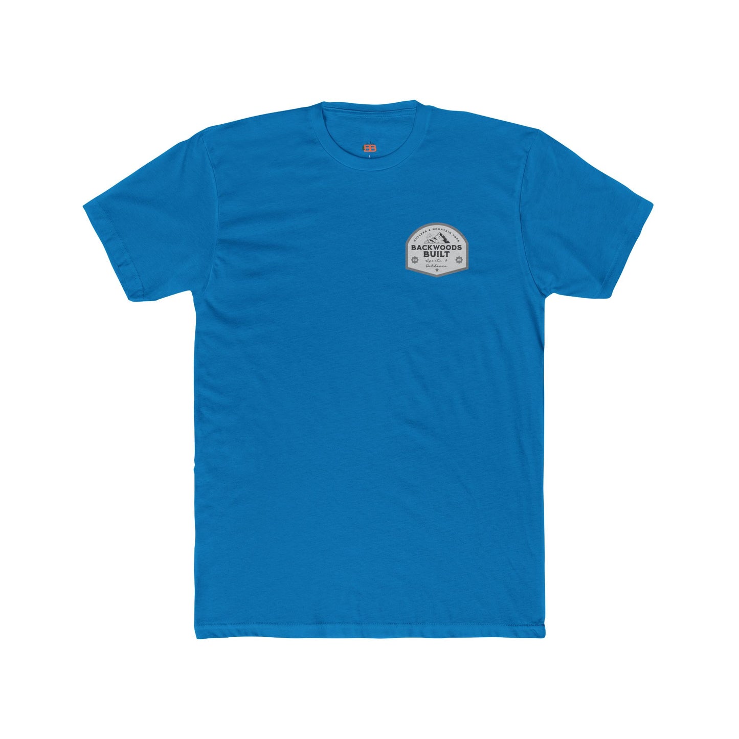 Backwoods Outdoor Crew Tee — "Backwoods" Elk Mountain Graphic T-Shirt