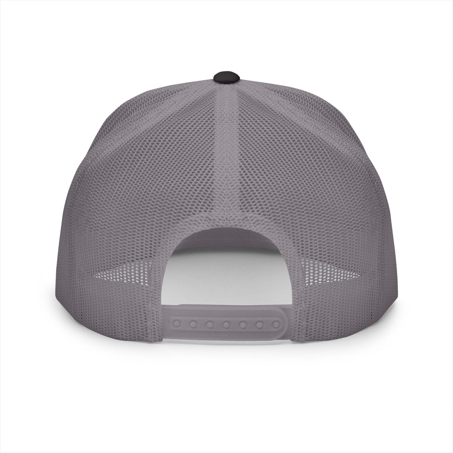 Backwoods Built 5 Panel Trucker Cap - Embroidered Outdoor Hat