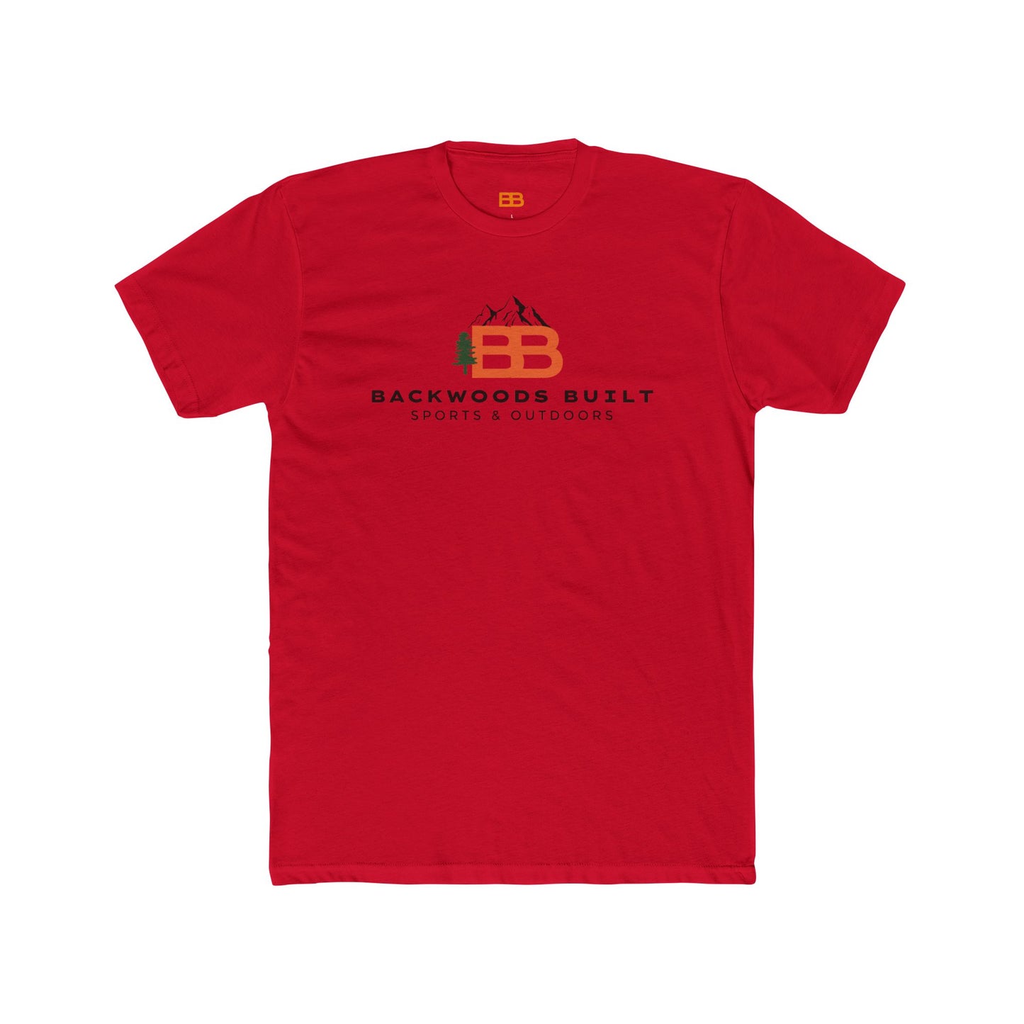 Backwoods Built Unisex Cotton Crew Tee - Comfortable Outdoor Apparel