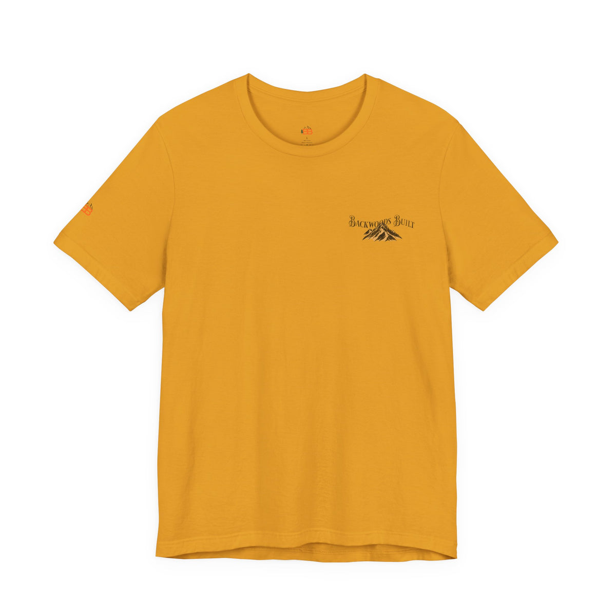 Backwoods Mountain Tee — Retro Sunrise Forest Adventure T-Shirt