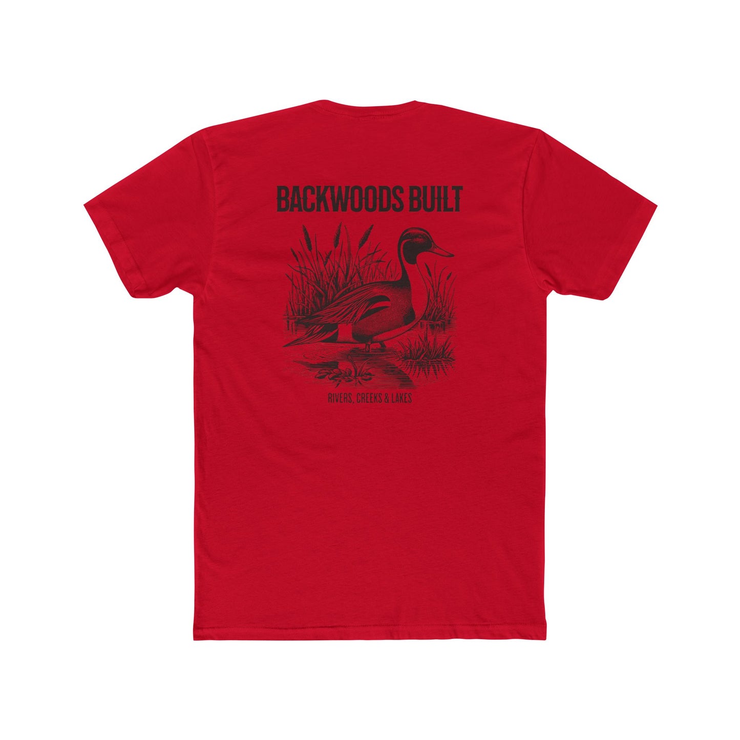 Backwoods Built Duck Tee — Outdoor Hunting & Waterfowl Graphic T-Shirt