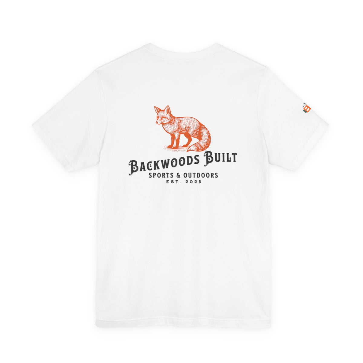 Backwoods Built Fox Tee — Outdoor Sports & Outdoors Graphic T-Shirt