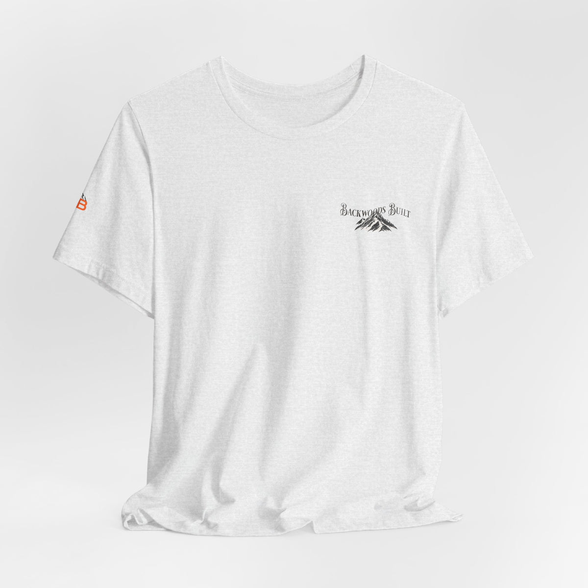 Backwoods Mountain Tee — Retro Sunrise Forest Adventure T-Shirt