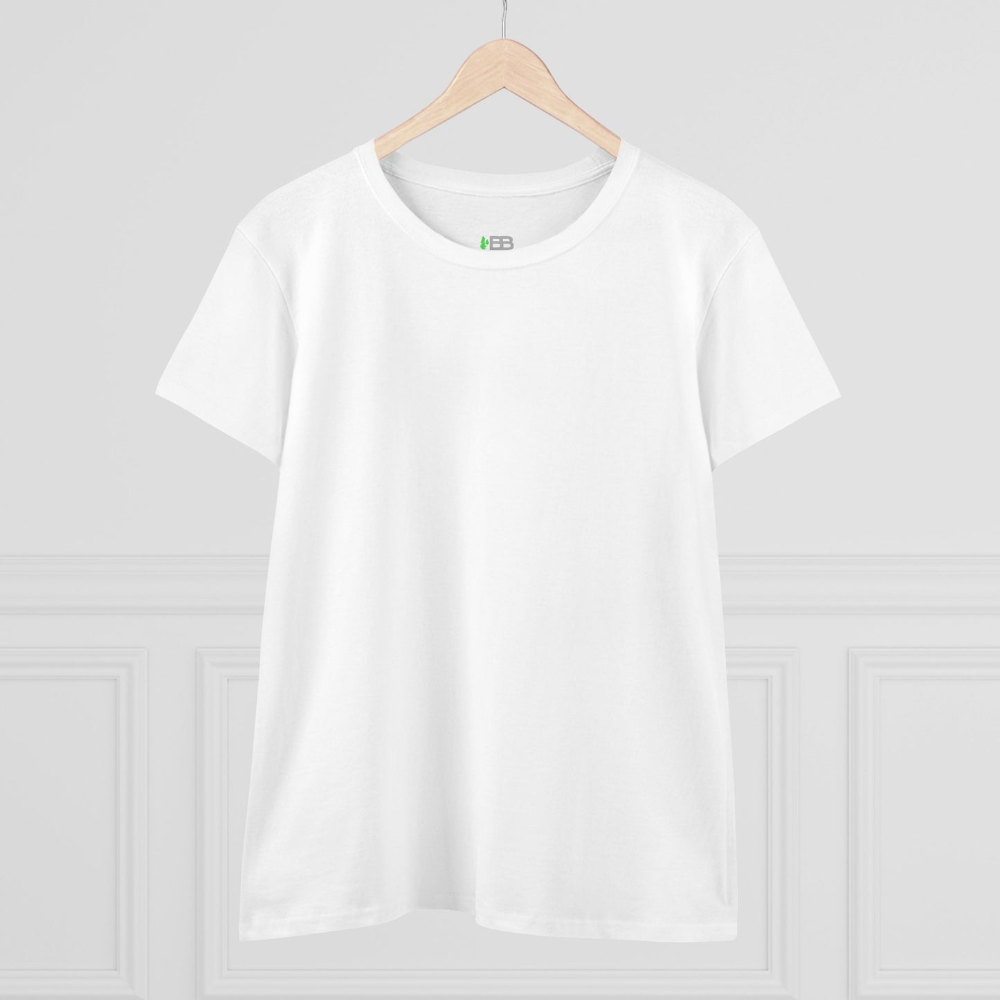 Women’s Midweight Cotton Tee - Comfortable & Versatile Casual Wear