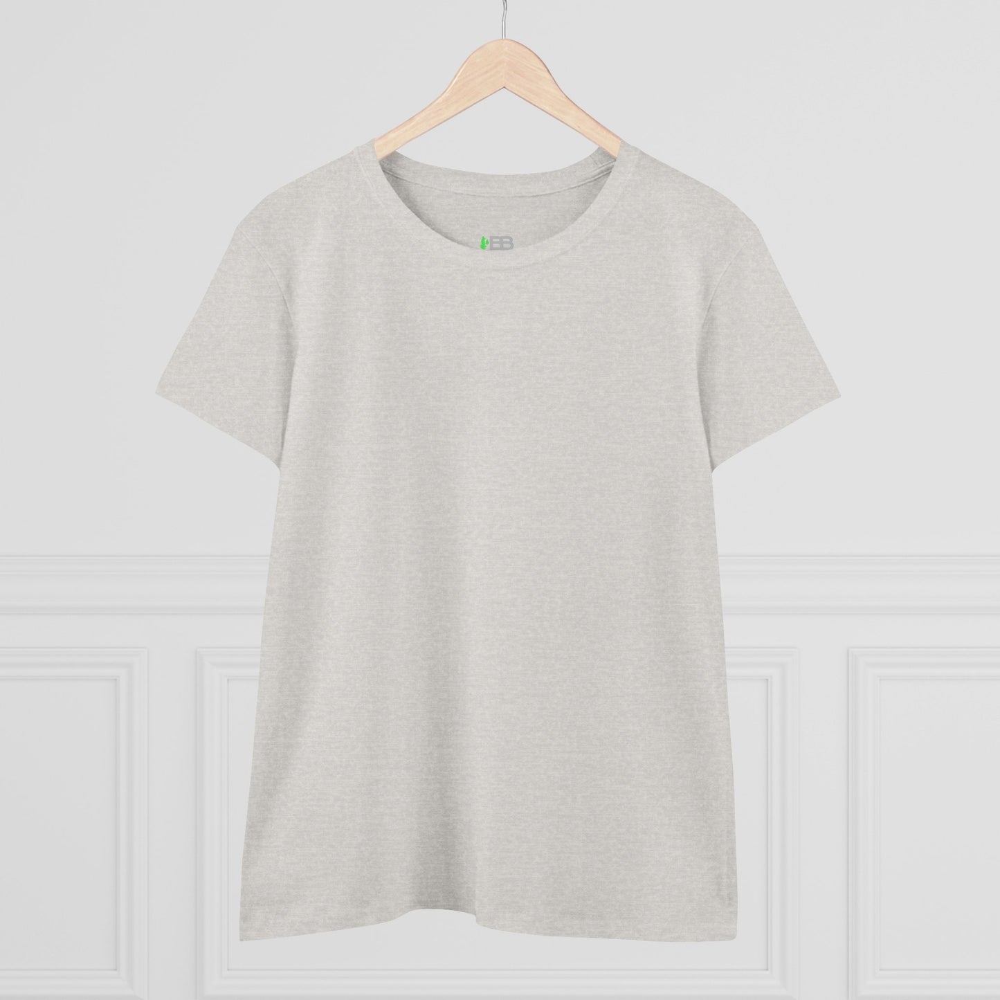 Women’s Midweight Cotton Tee - Comfortable & Versatile Casual Wear