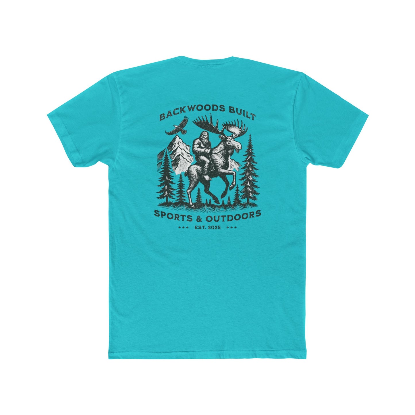 Backwoods Built Tee — 'Backwoods Built Sports & Outdoors' Graphic T-Shirt